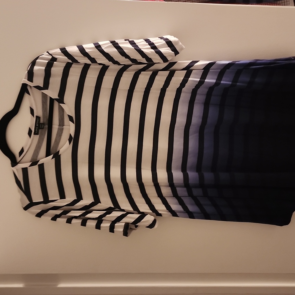 Lane Bryant tshirt striped 18/20